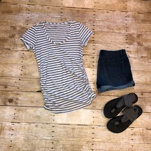 Motherhood maternity t shirt- grey